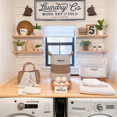 Farmhouse Laundry Container 